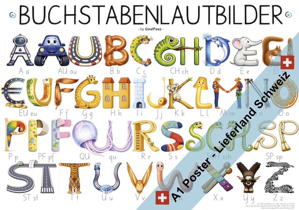 BUCHSTABENLAUTBILDER-ABC (Switzerland ONLY)