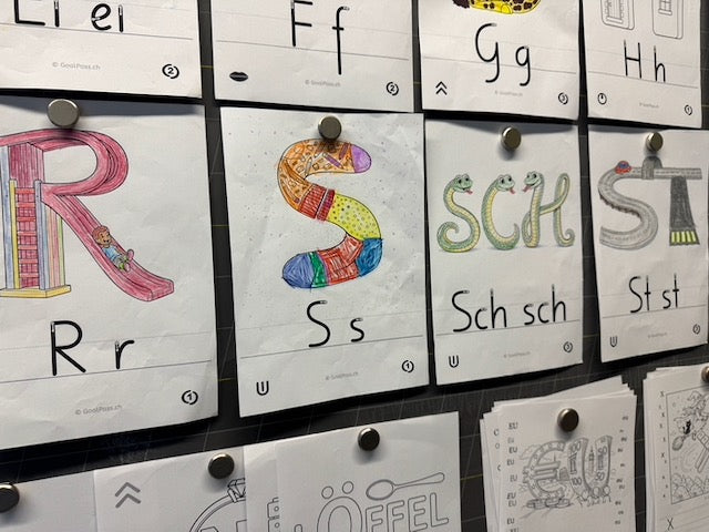 BUCHSTABENLAUTBILDER zum Selbergestalten (A4, 80 S.)