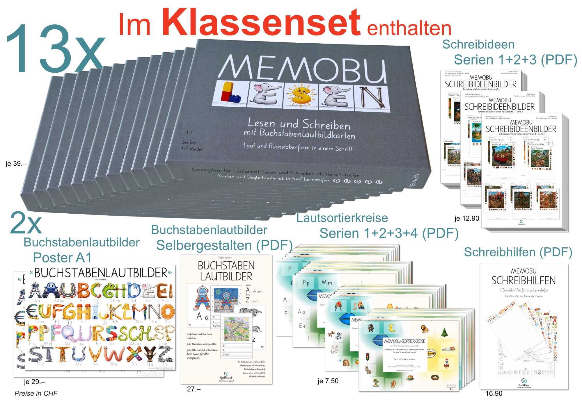 MEMOBU Klassenset (für bis zu 24 Kinder)